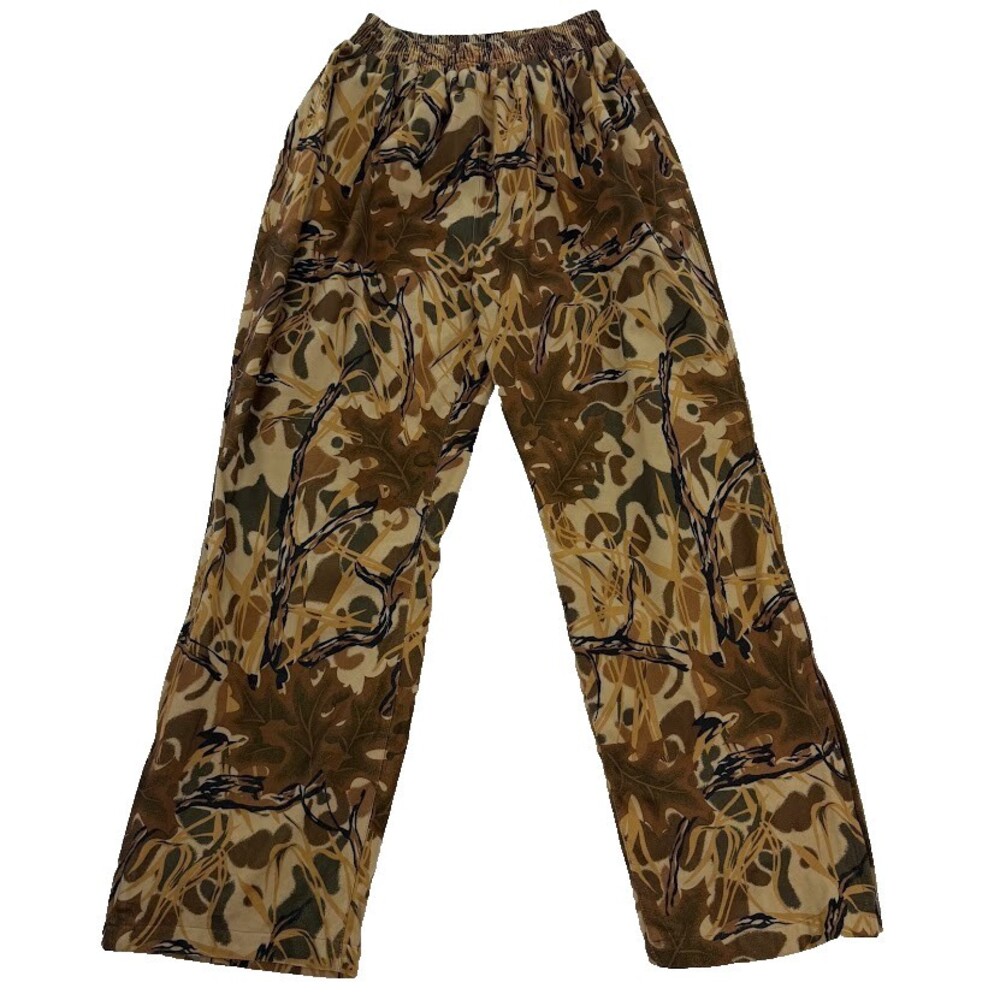 Gamehide Women's Brown Camouflage Hush Hide Outdoors Hunting Pants Size L